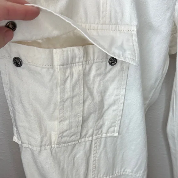 Pistola Morgan Cargo High Rise‎ Pants in Cream - size 25 - Picture 10 of 15